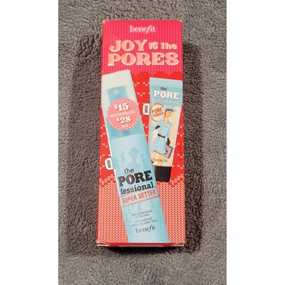 Benefit Cosmetics Joy To The Pores Mini Duo POREfessional Primer & Setting Spray
